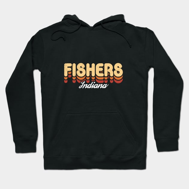 Retro Fishers Indiana Hoodie by rojakdesigns